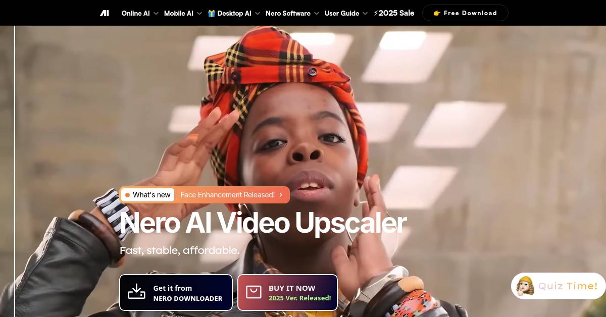 Nero AI Video Upscaler